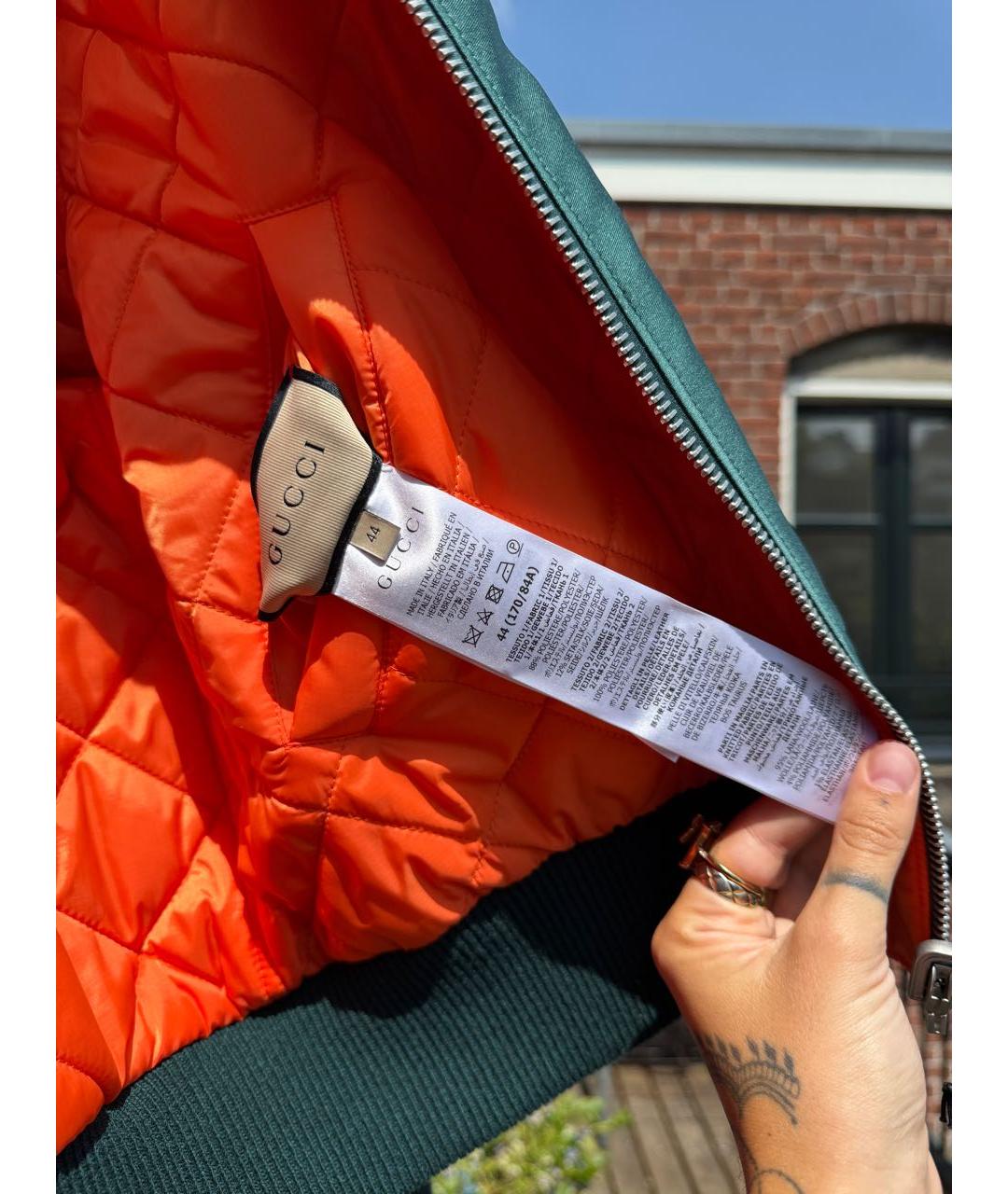 GUCCI Зеленая куртка, фото 7