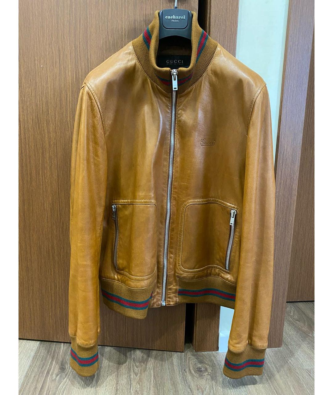 GUCCI Кожаная куртка, фото 9