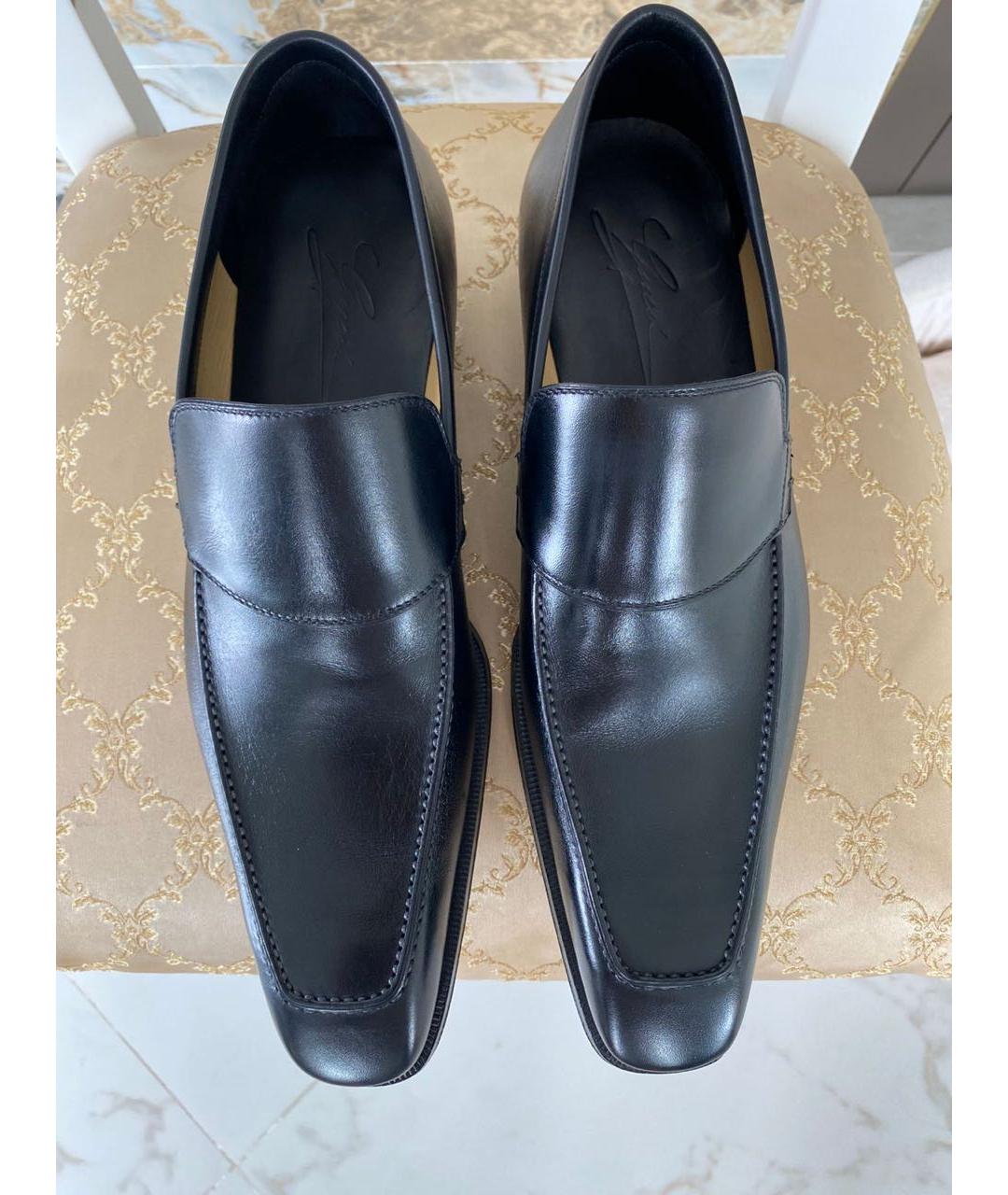 GUCCI Черные кожаные лоферы, фото 3