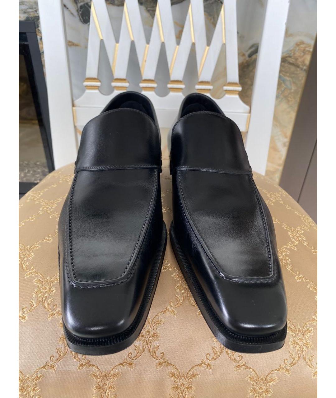 GUCCI Черные кожаные лоферы, фото 2