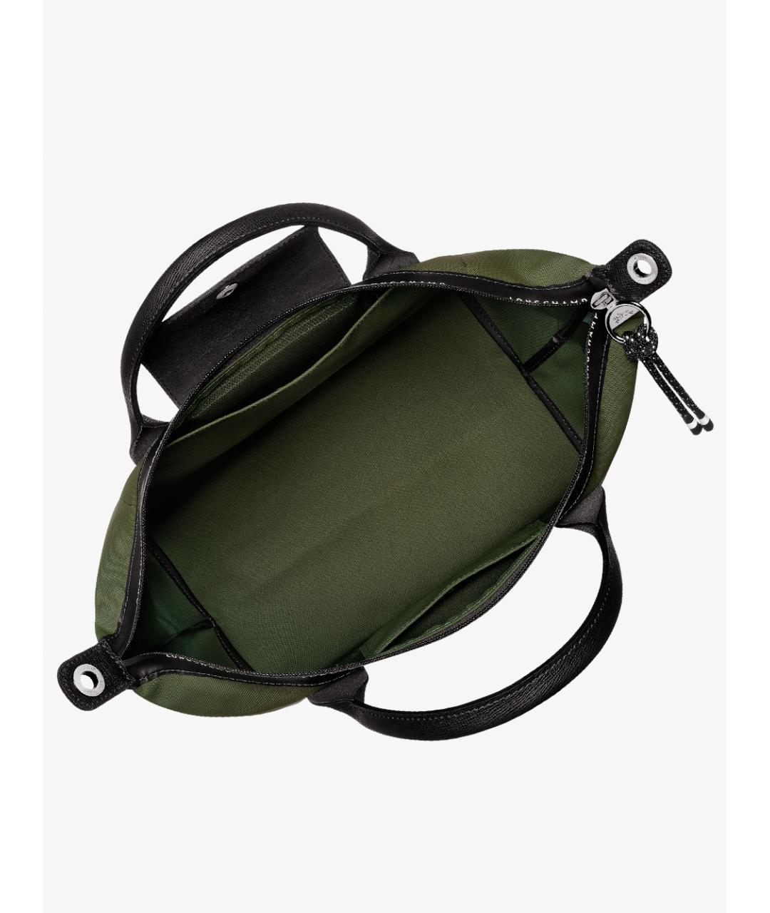 LONGCHAMP Хаки синтетическая сумка тоут, фото 4