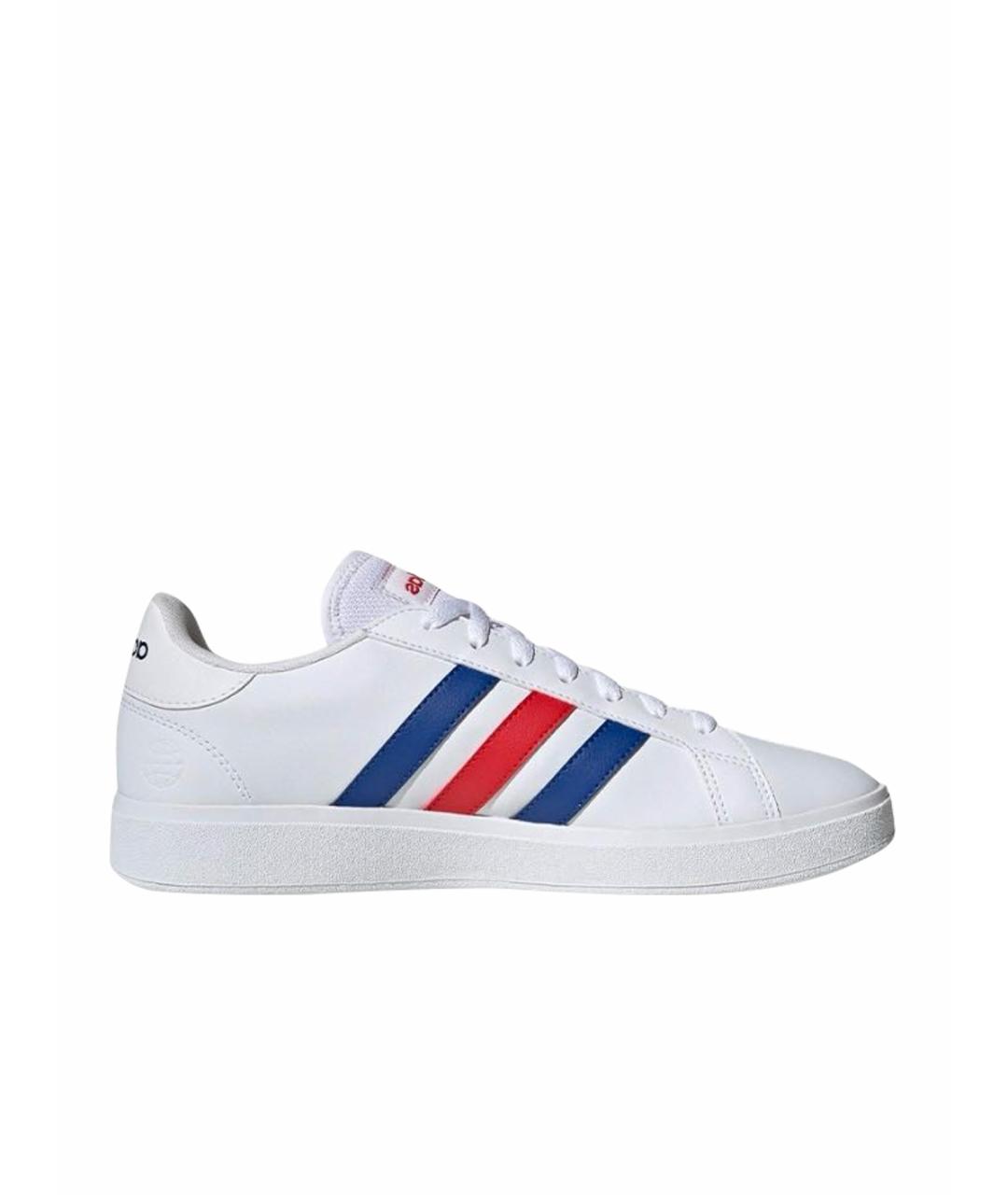 ADIDAS Белые кожаные низкие кроссовки / кеды, фото 1