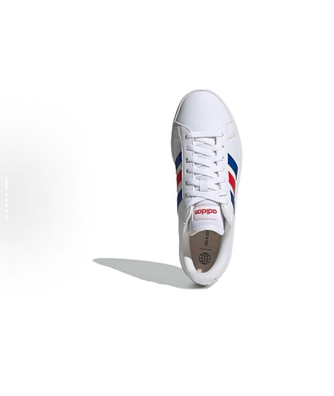 ADIDAS Белые кожаные низкие кроссовки / кеды, фото 6