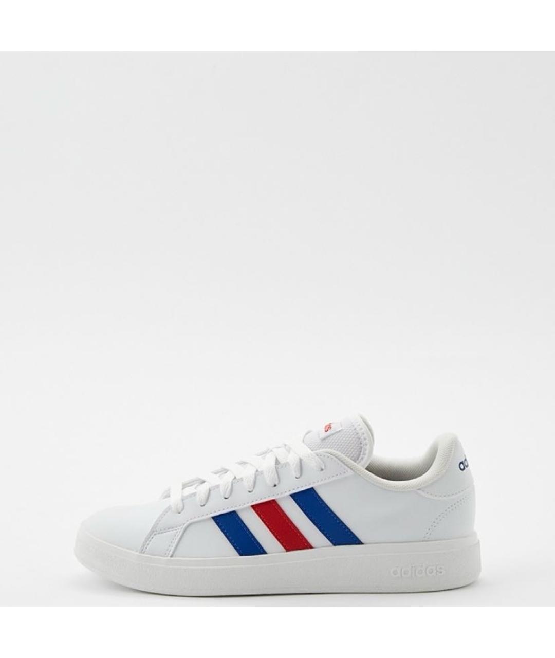 ADIDAS Белые кожаные низкие кроссовки / кеды, фото 2