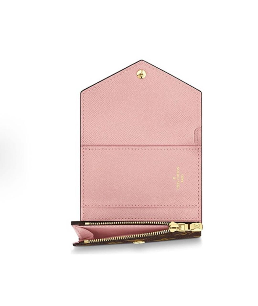 LOUIS VUITTON Коричневый кардхолдер, фото 5