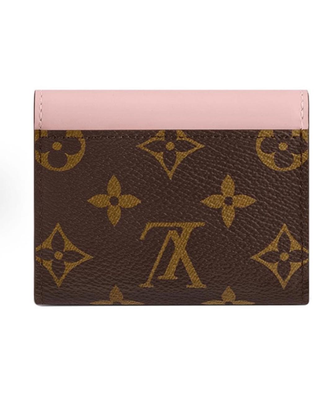 LOUIS VUITTON Коричневый кардхолдер, фото 2