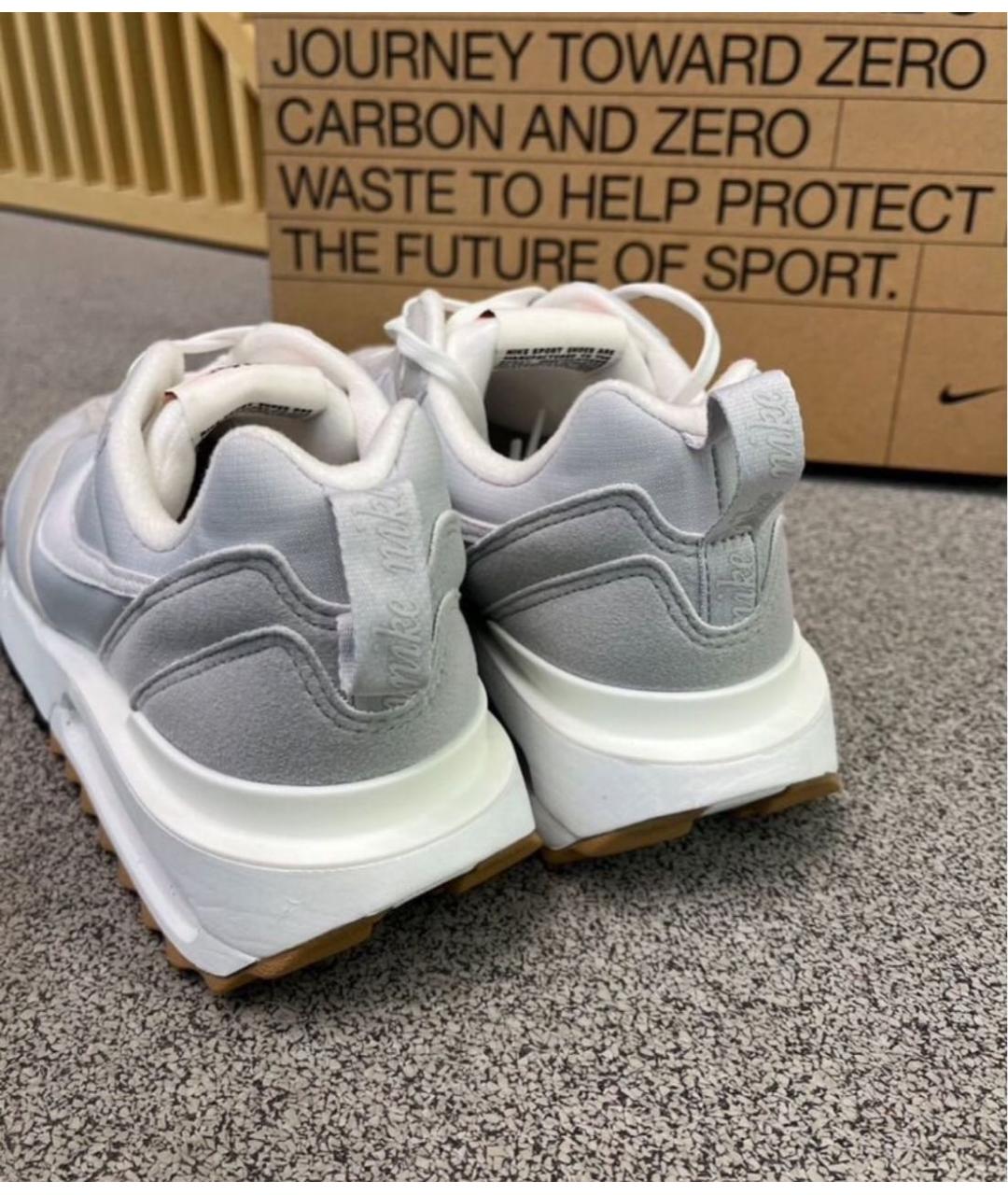 NIKE Серые текстильные низкие кроссовки / кеды, фото 8