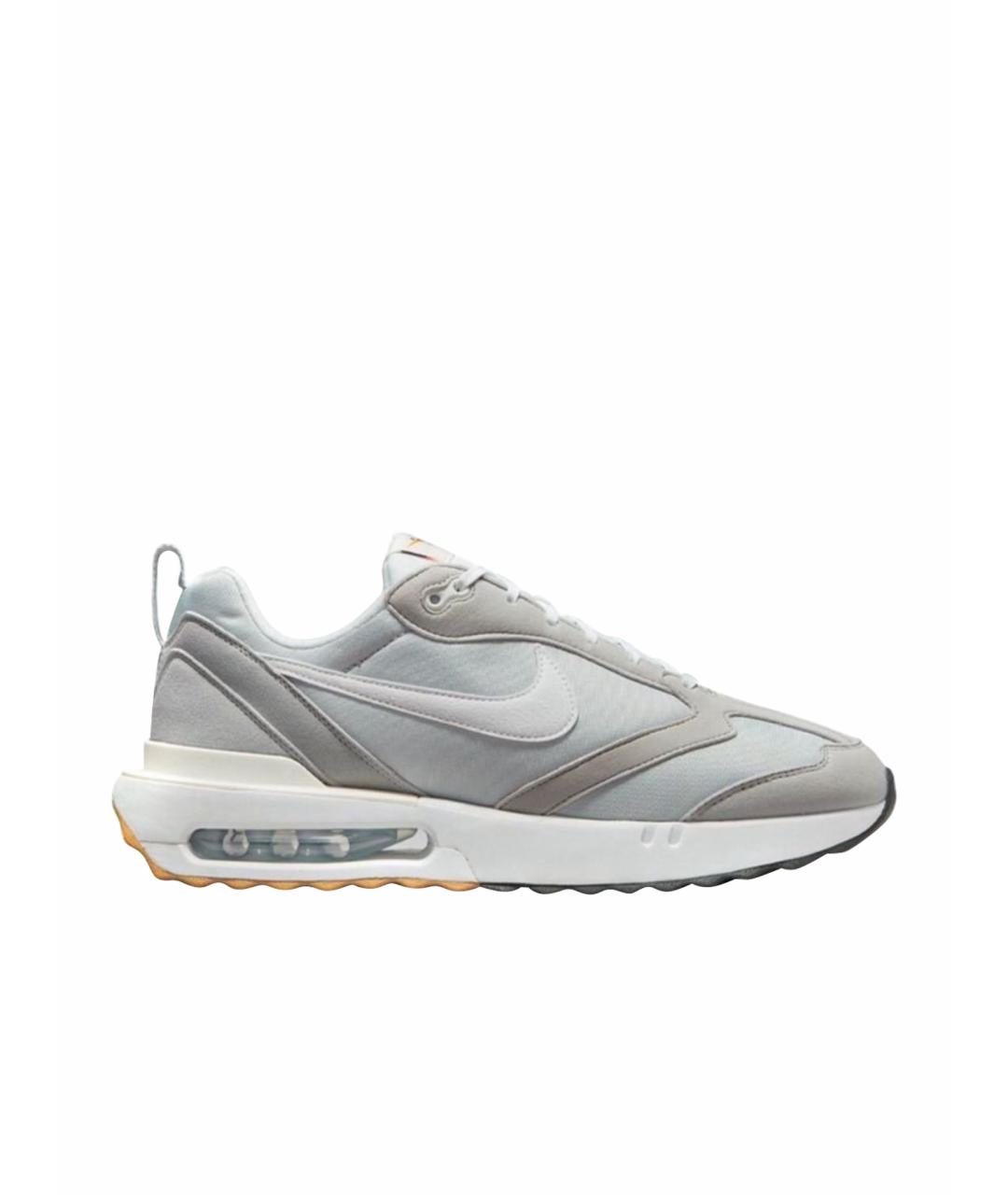 NIKE Серые текстильные низкие кроссовки / кеды, фото 1