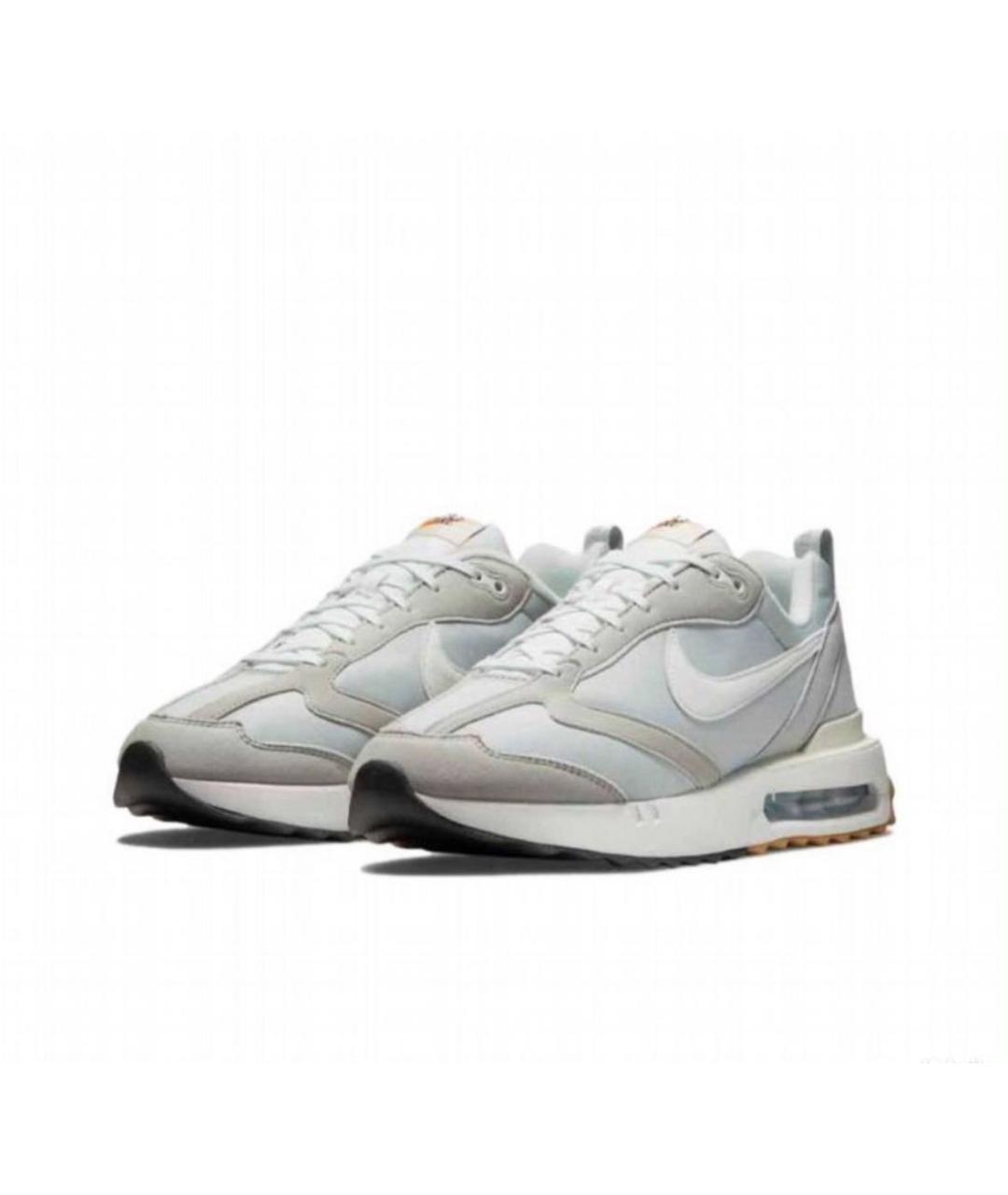 NIKE Серые текстильные низкие кроссовки / кеды, фото 2