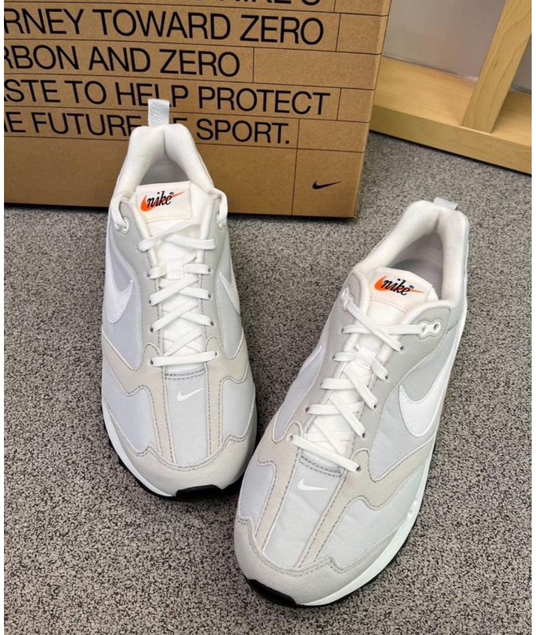 NIKE Серые текстильные низкие кроссовки / кеды, фото 6
