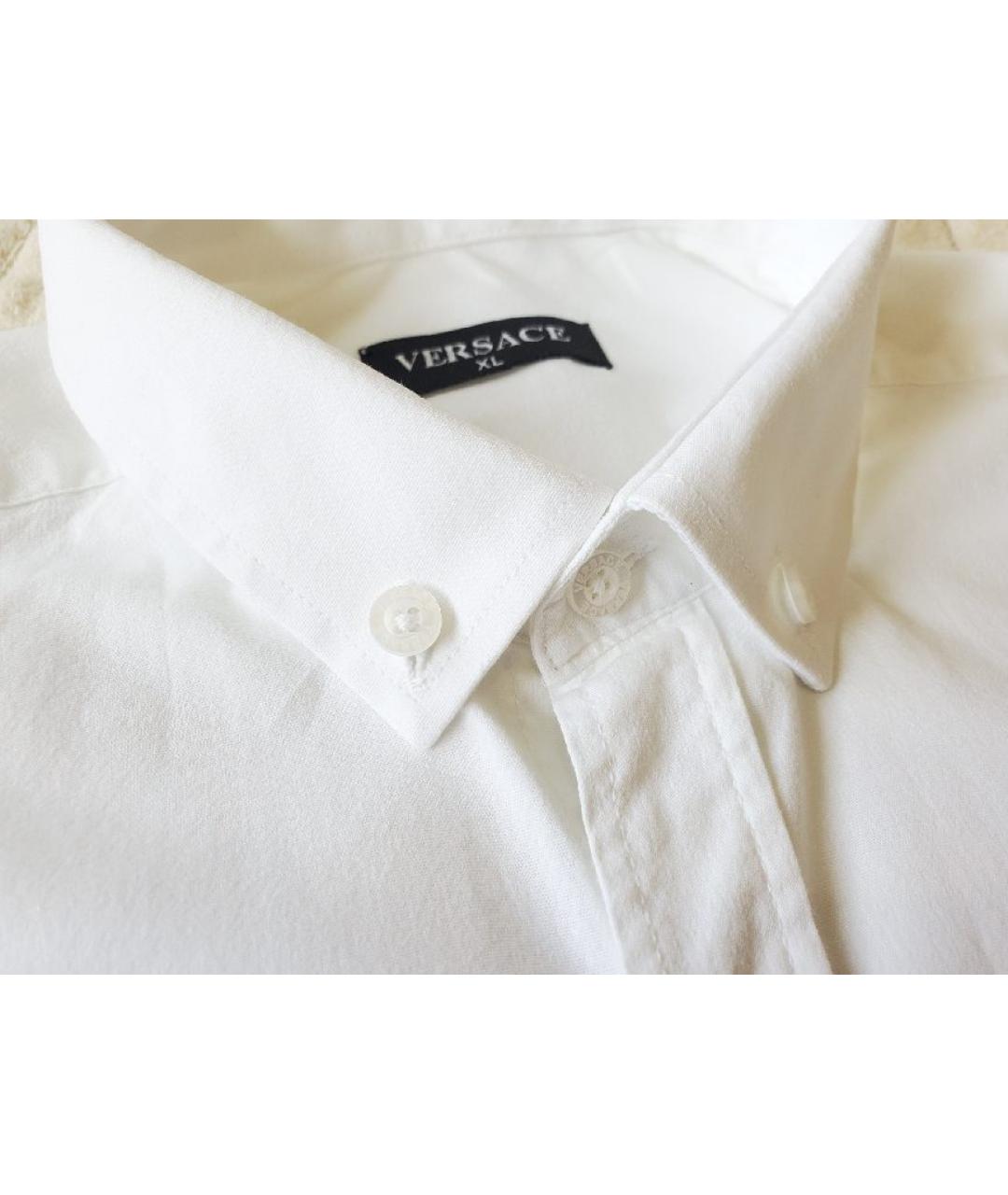 VERSUS VERSACE Белая хлопковая классическая рубашка, фото 3