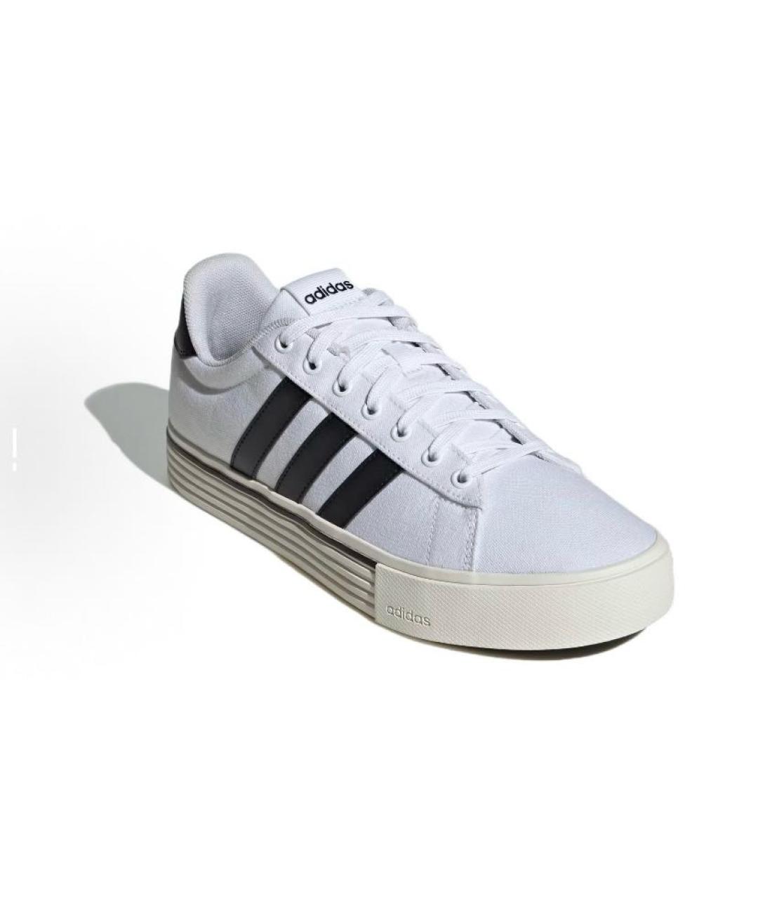 ADIDAS Белые кожаные низкие кроссовки / кеды, фото 4