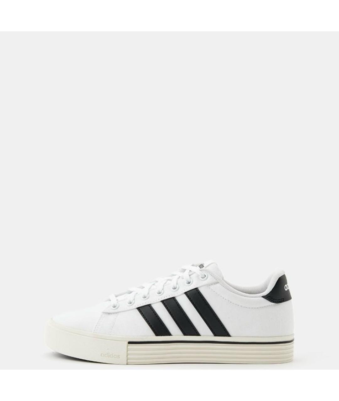 ADIDAS Белые кожаные низкие кроссовки / кеды, фото 2