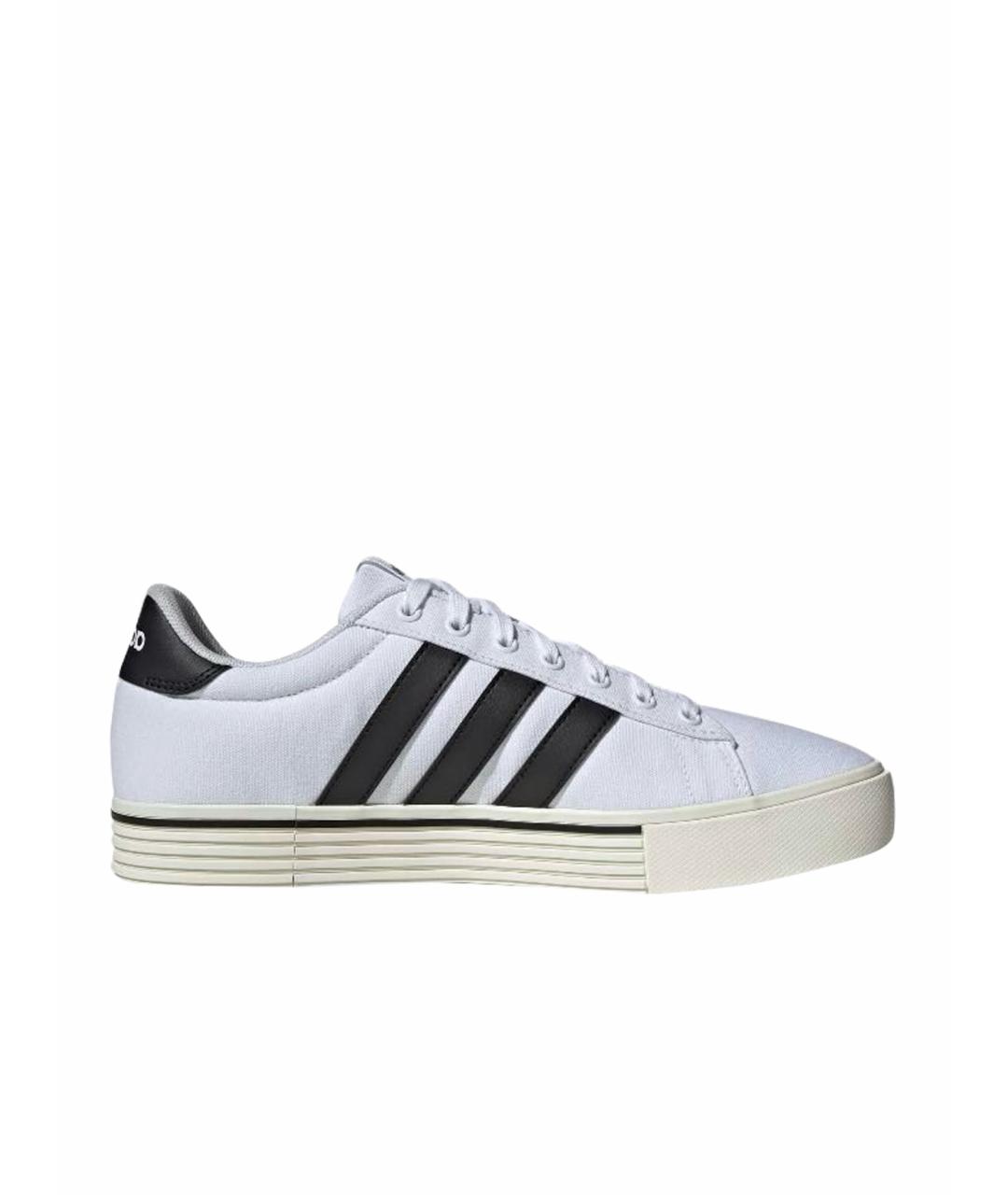 ADIDAS Белые кожаные низкие кроссовки / кеды, фото 1