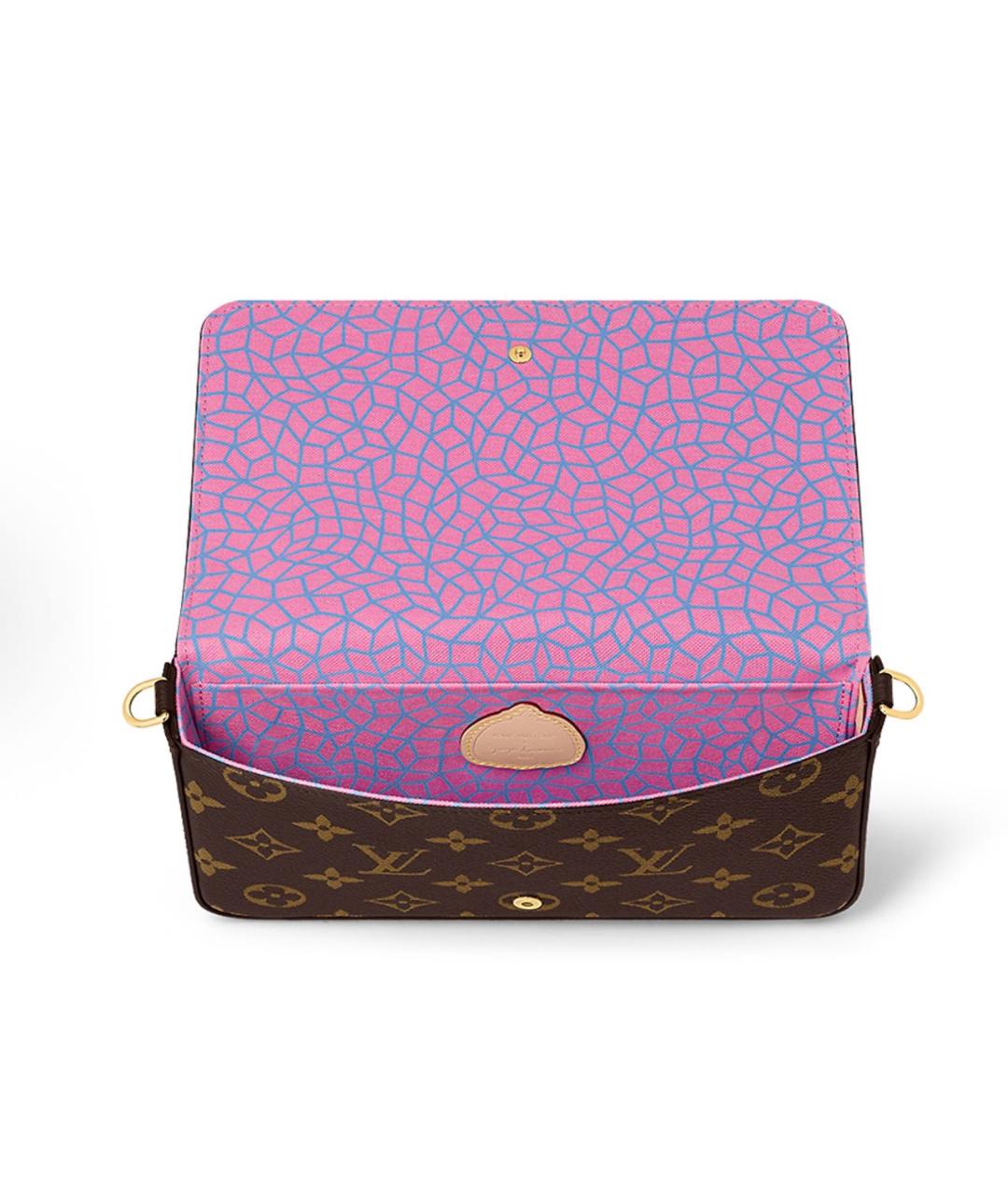 LOUIS VUITTON Коричневая сумка через плечо, фото 4
