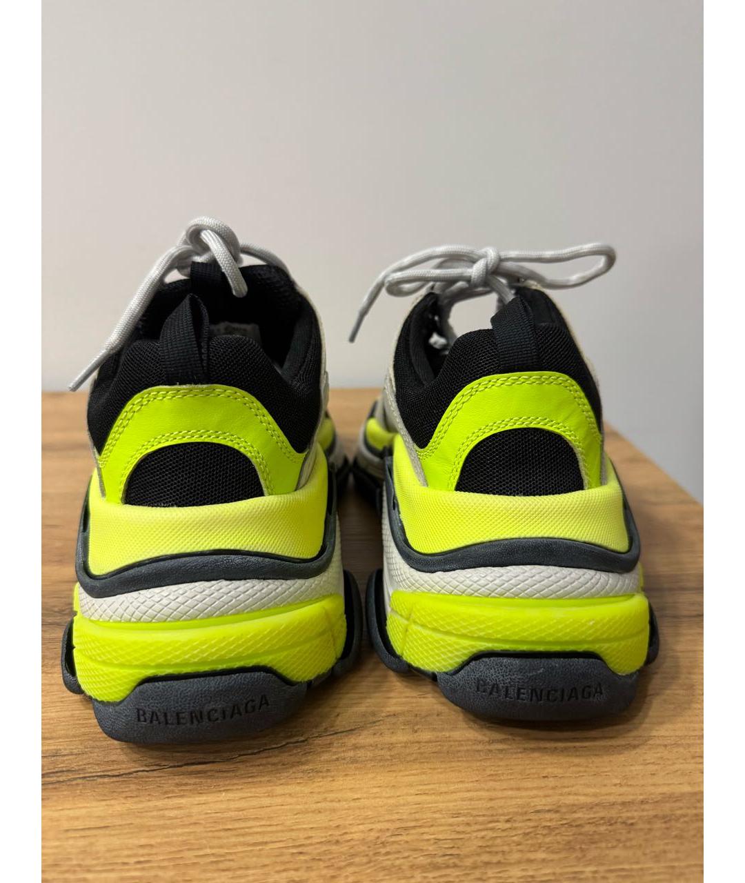 BALENCIAGA Мульти кожаные кроссовки, фото 4