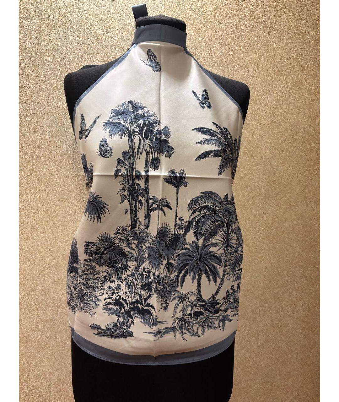 CHRISTIAN DIOR Мульти шелковая блузы, фото 5