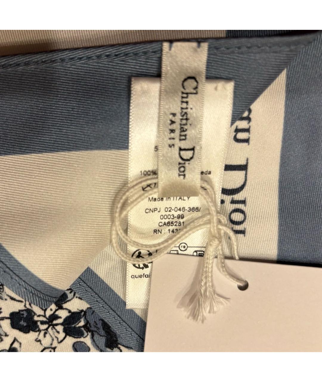 CHRISTIAN DIOR Мульти шелковая блузы, фото 3