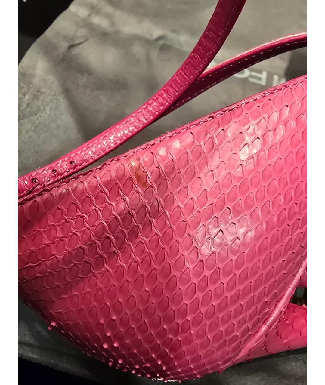 TOM FORD Розовые туфли из экзотической кожи, фото 5
