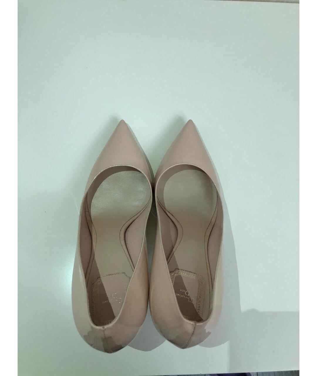 CHRISTIAN DIOR Розовые туфли из лакированной кожи, фото 3