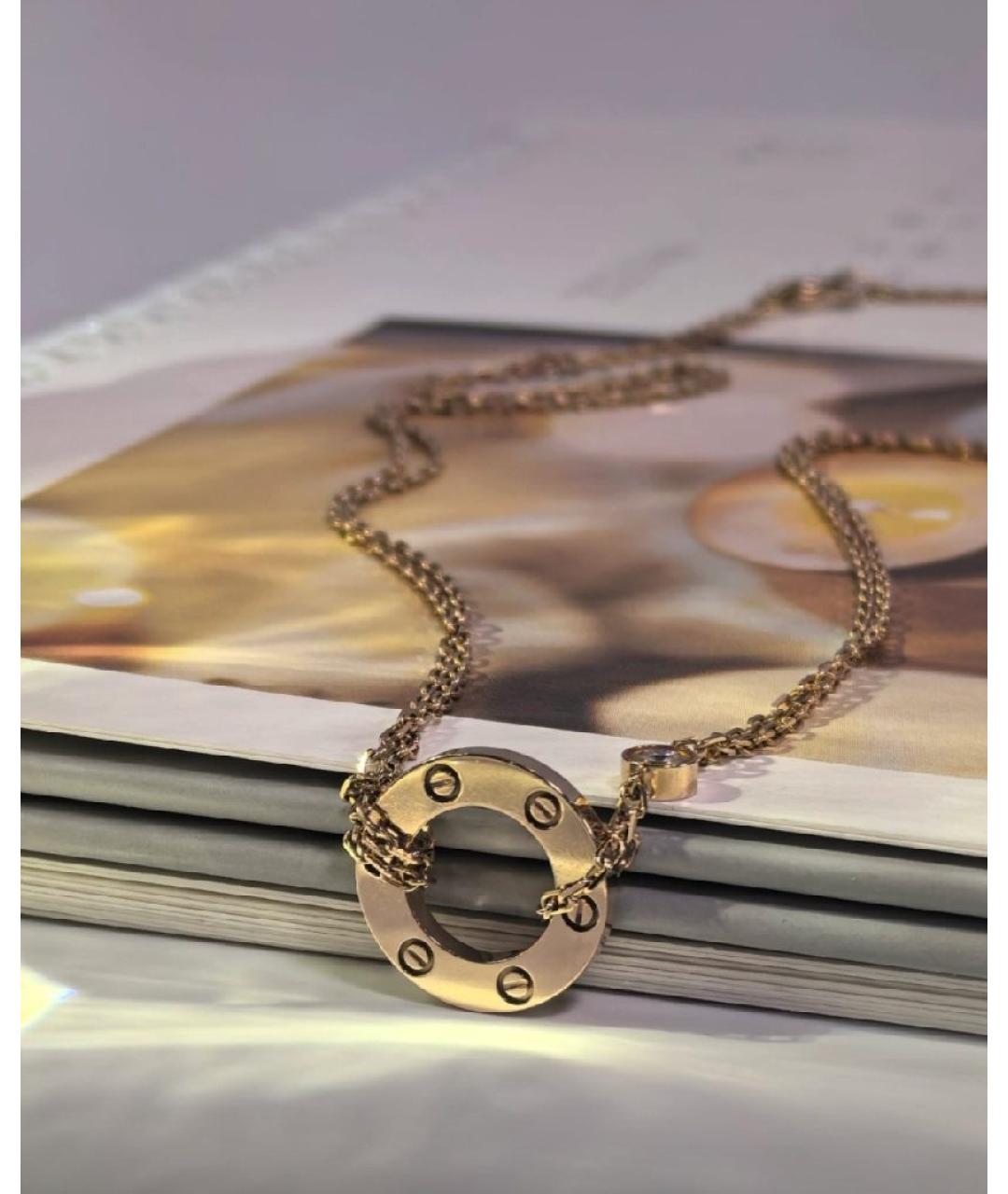 CARTIER Золотая подвеска, фото 8