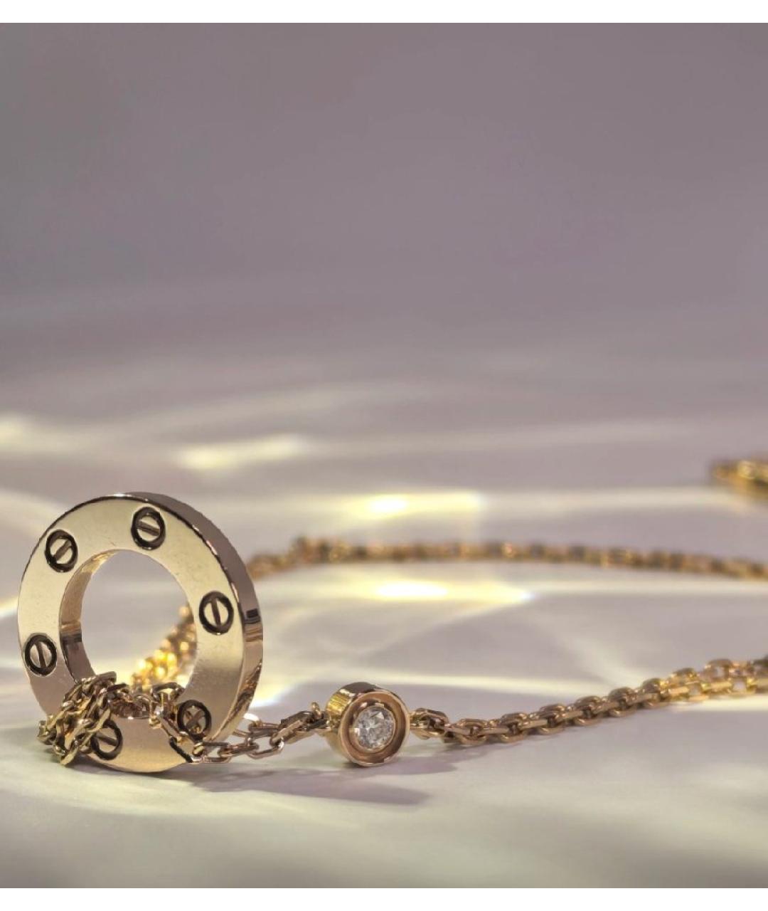 CARTIER Золотая подвеска, фото 7