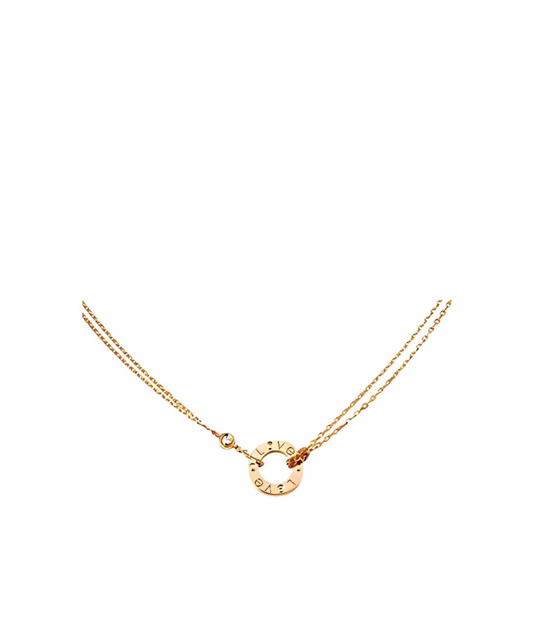 CARTIER Золотая подвеска, фото 1
