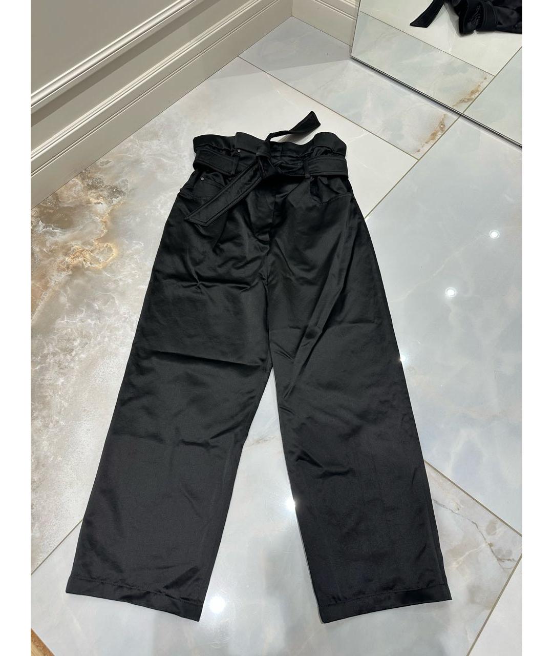 MAX MARA Черные прямые брюки, фото 6