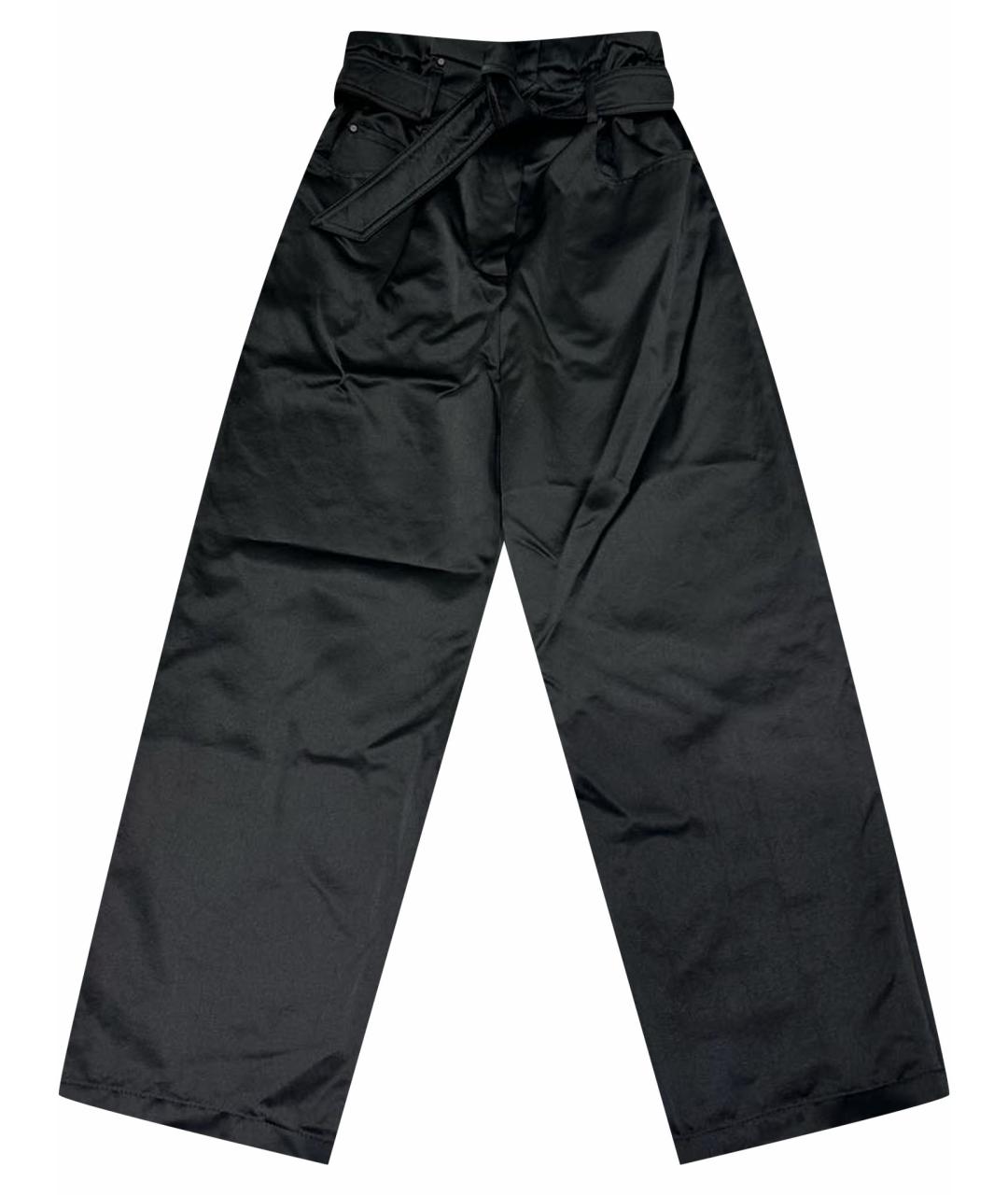 MAX MARA Черные прямые брюки, фото 1