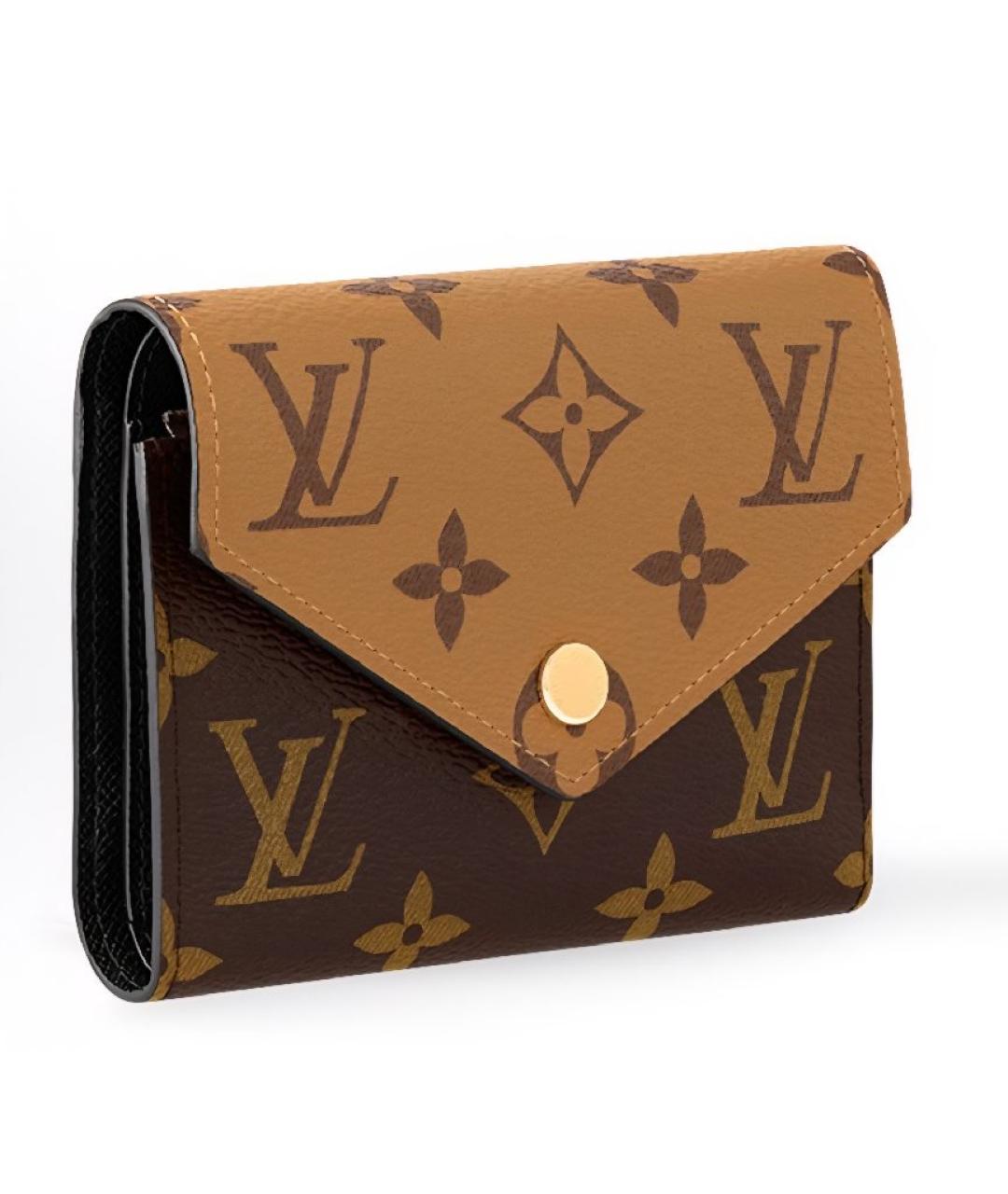 LOUIS VUITTON Коричневый кошелек, фото 2