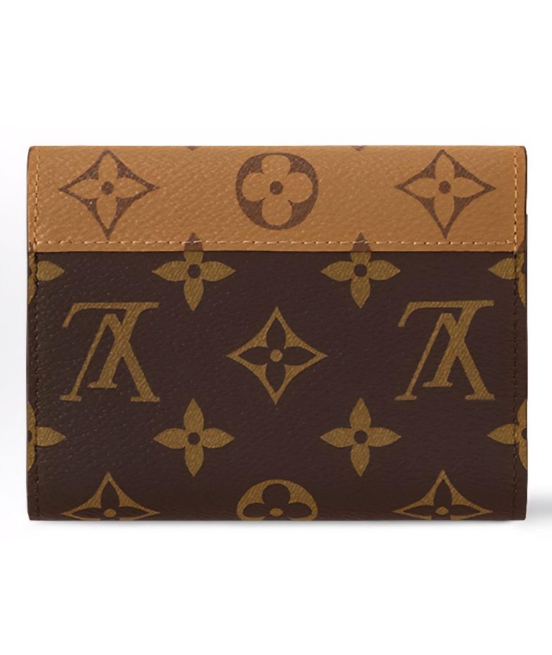LOUIS VUITTON Коричневый кошелек, фото 3