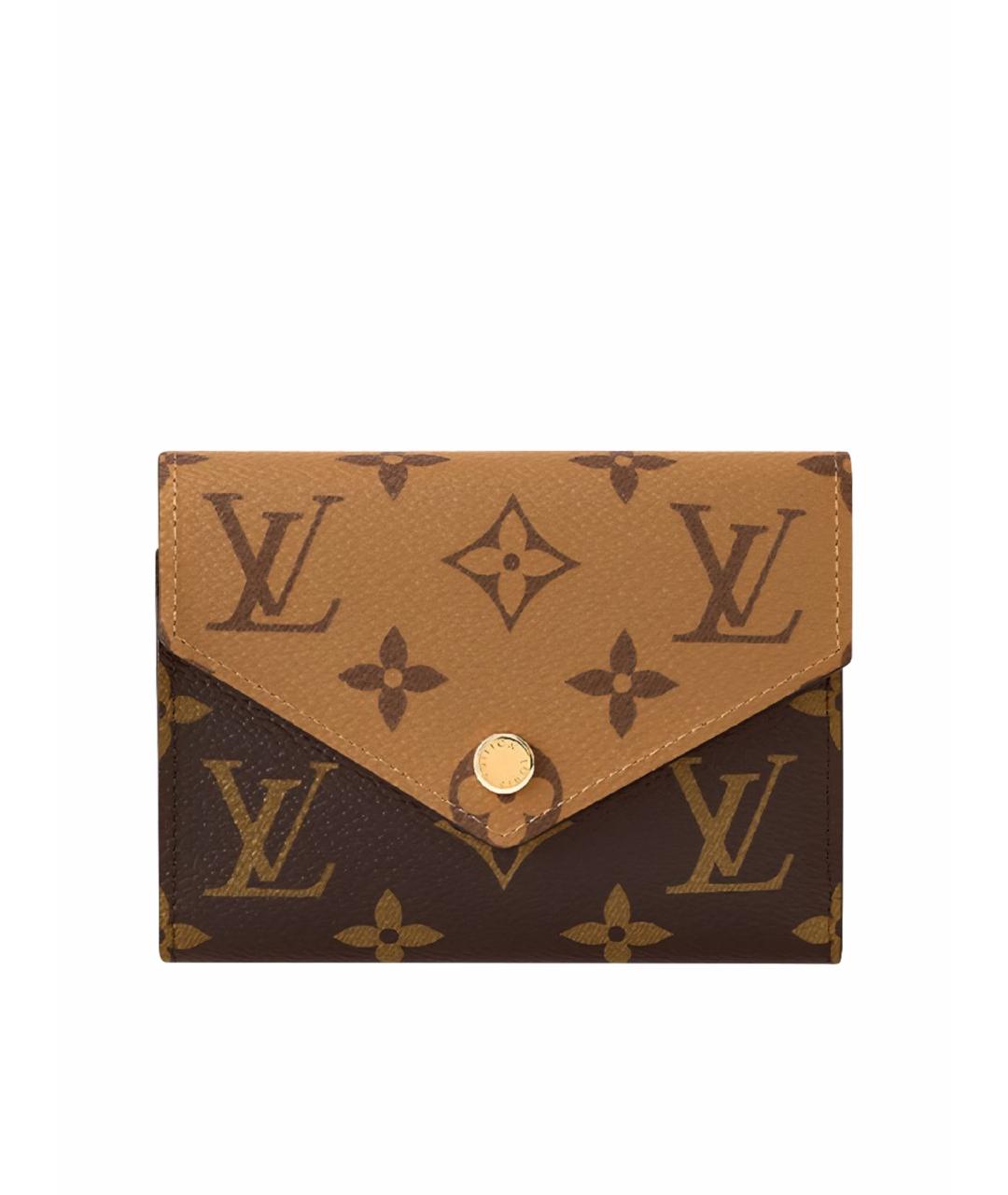 LOUIS VUITTON Коричневый кошелек, фото 1
