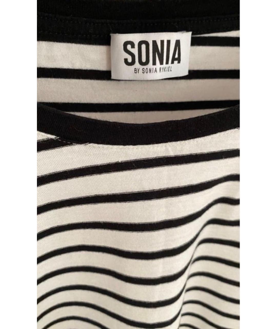 SONIA RYKIEL Белая хлопковая футболка, фото 3
