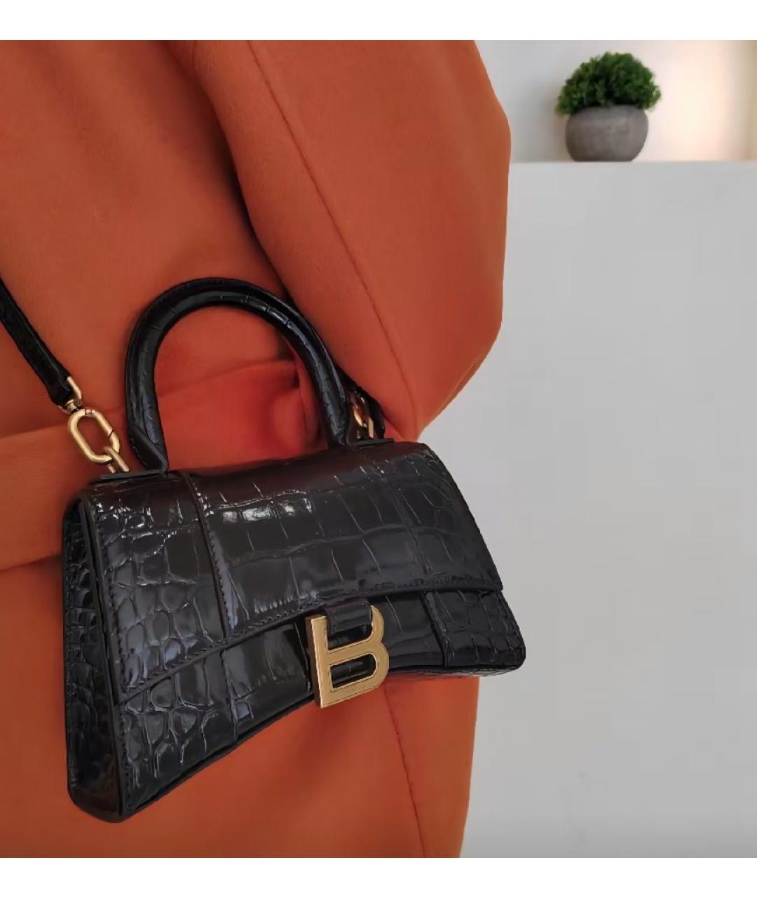 BALENCIAGA Черная сумка с короткими ручками, фото 6