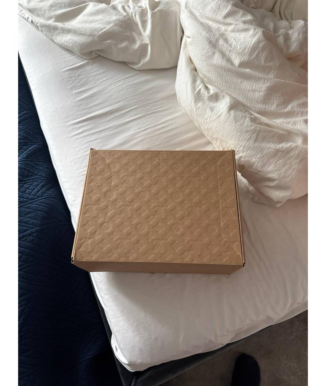 LOUIS VUITTON Зеленые кожаные низкие кроссовки / кеды, фото 7