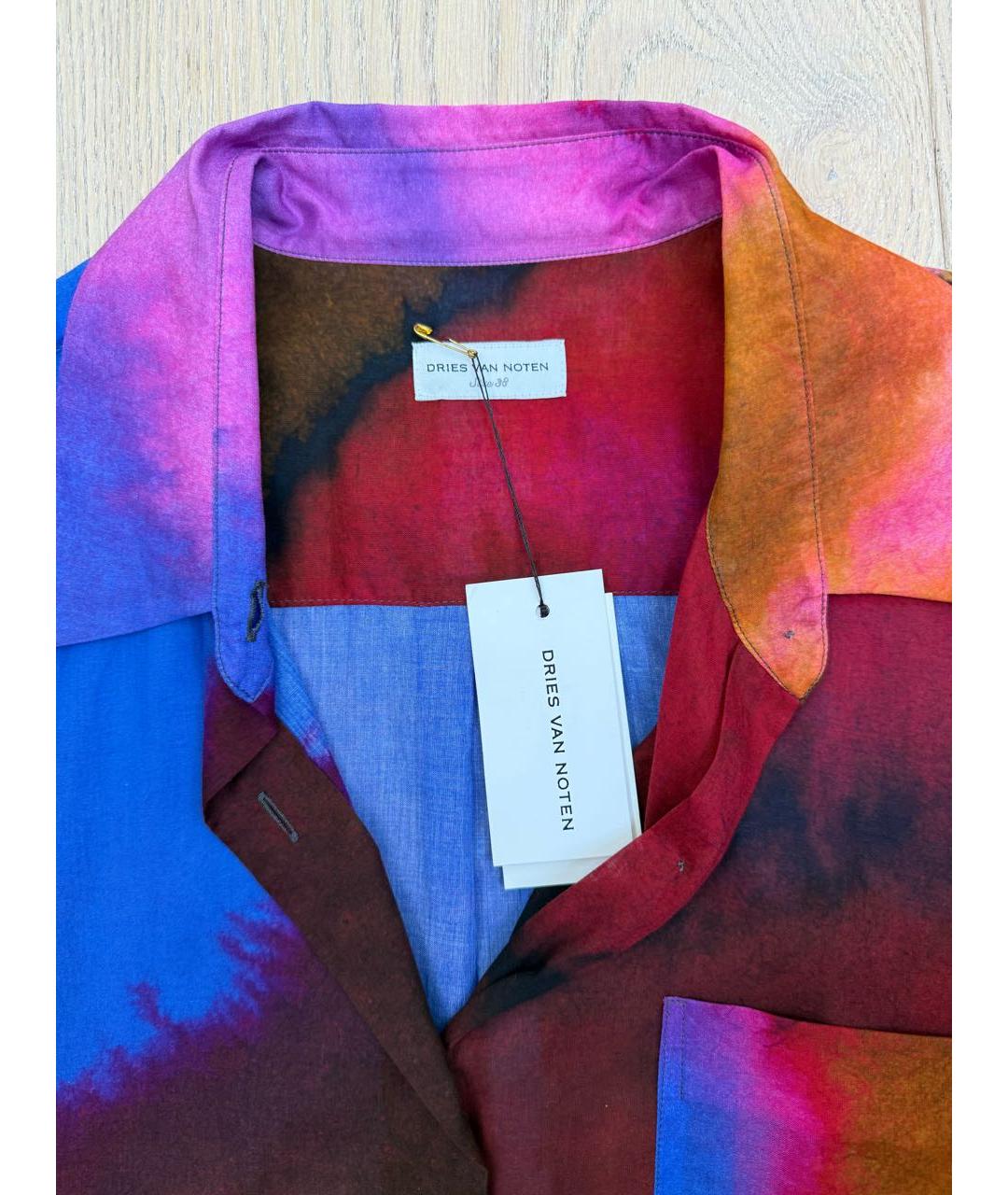 DRIES VAN NOTEN Мульти хлопковое повседневное платье, фото 4