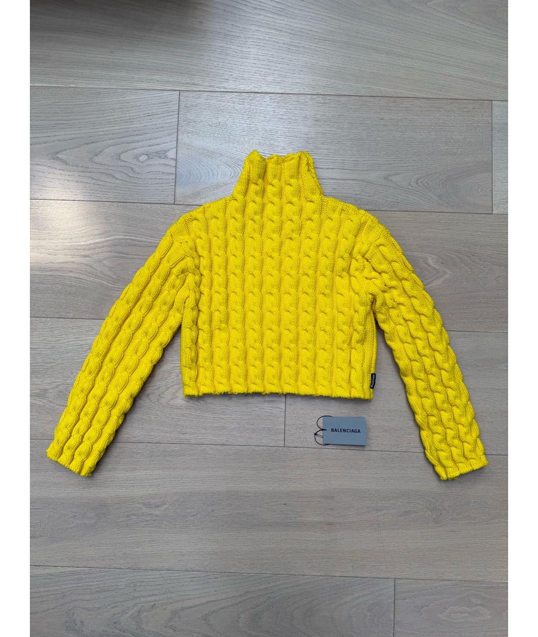 BALENCIAGA Желтый джемпер / свитер, фото 8