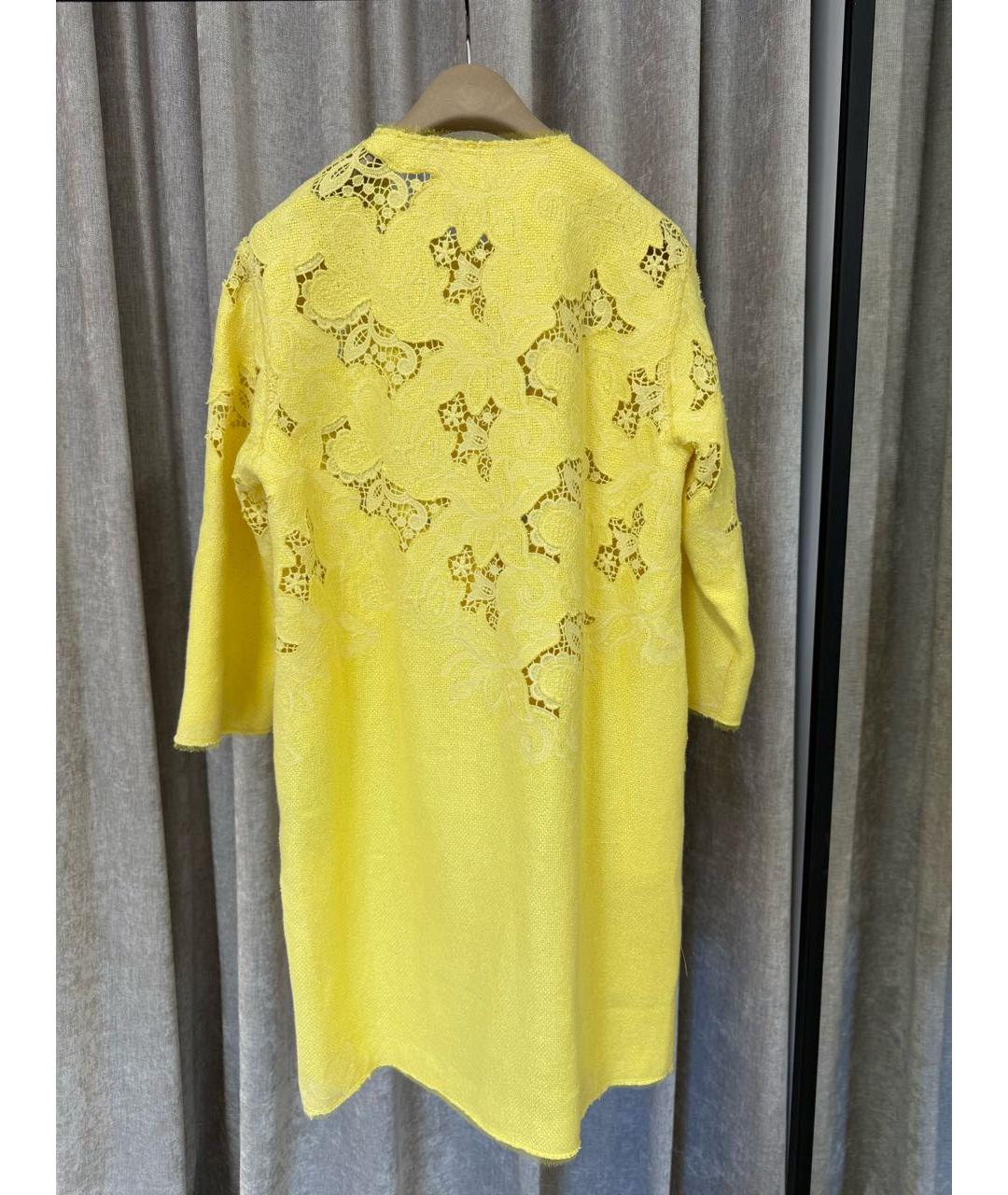 ERMANNO SCERVINO Желтое пальто, фото 3