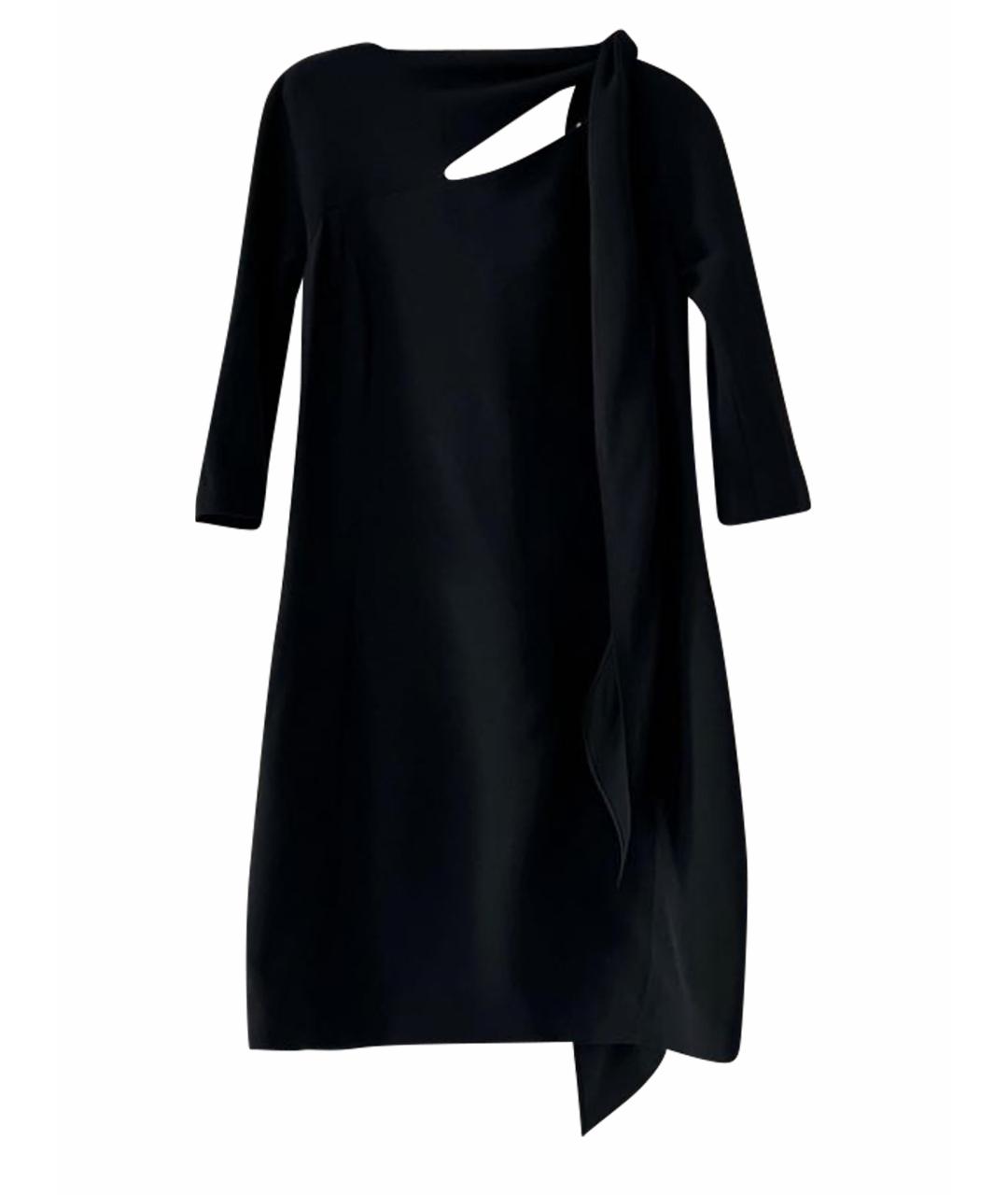 CHRISTIAN DIOR Черное шелковое платье, фото 1