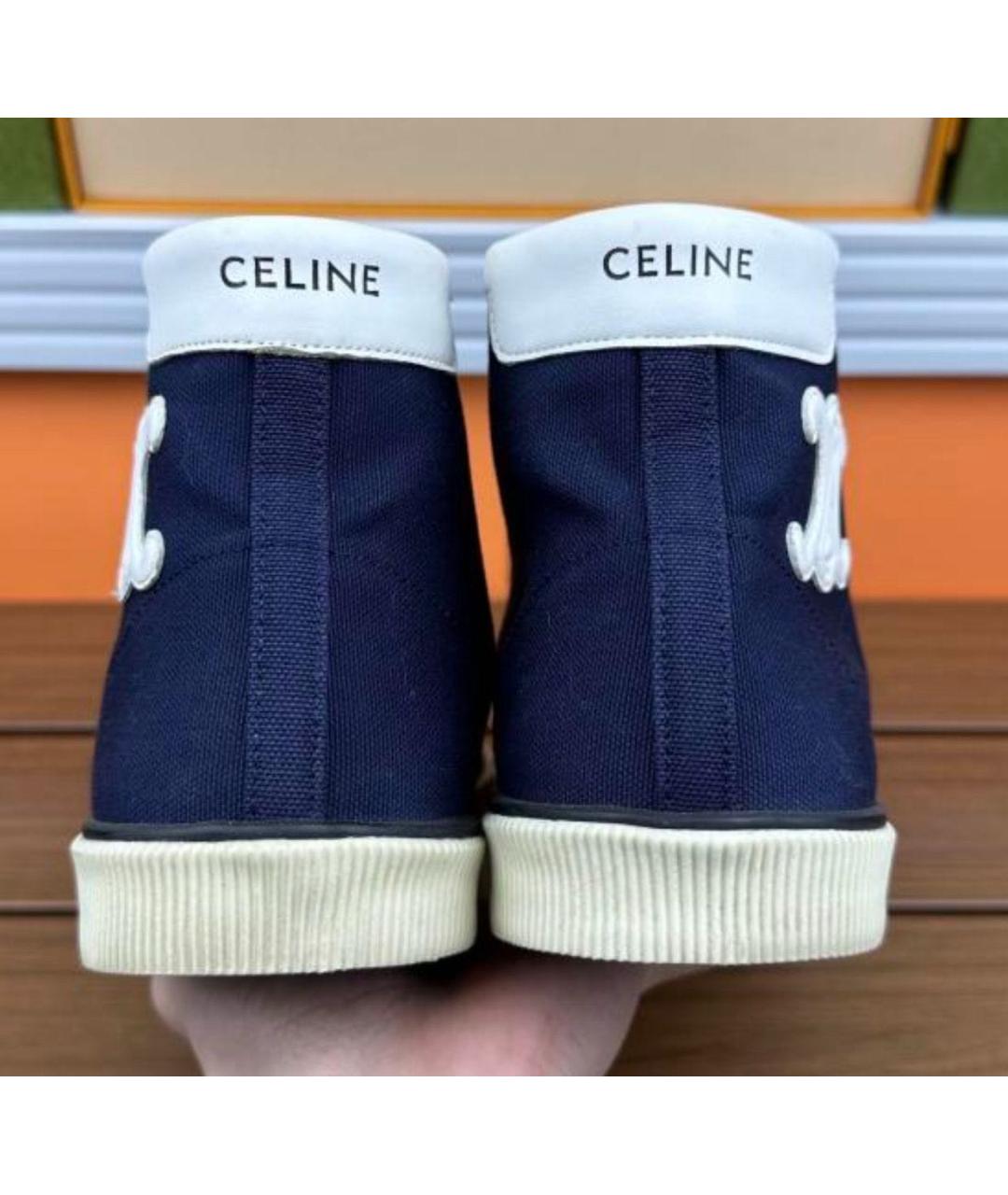 CELINE Темно-синие кеды, фото 2