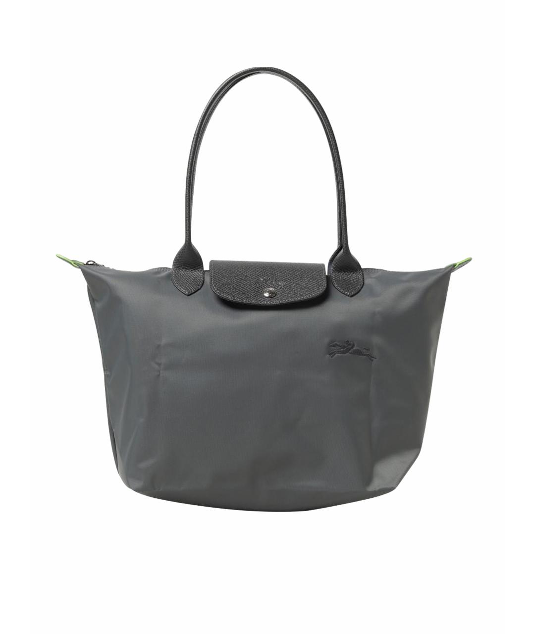 LONGCHAMP Серая синтетическая сумка тоут, фото 1