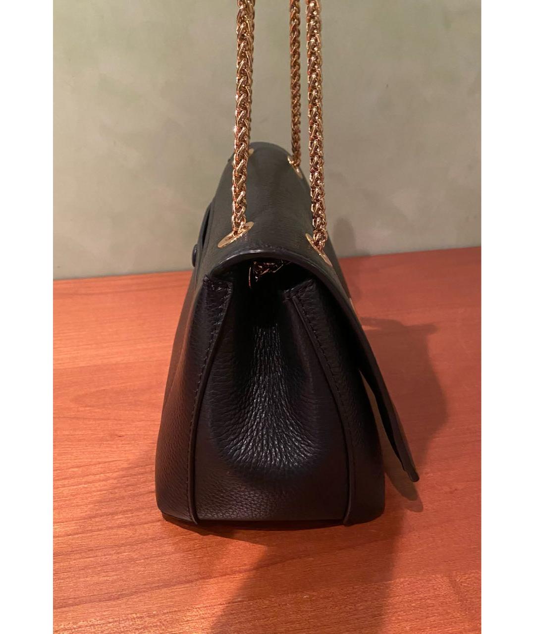 COCCINELLE Черная кожаная сумка через плечо, фото 2