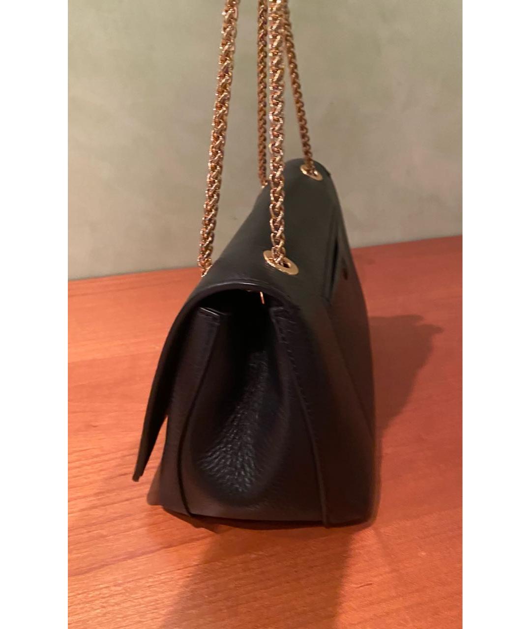 COCCINELLE Черная кожаная сумка через плечо, фото 4