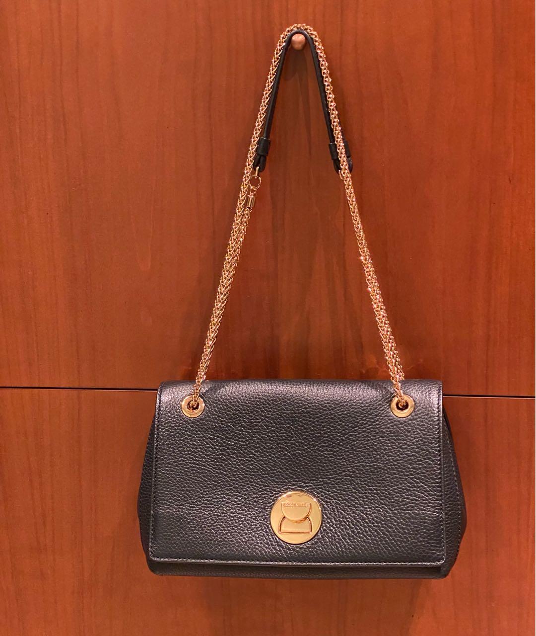 COCCINELLE Черная кожаная сумка через плечо, фото 5