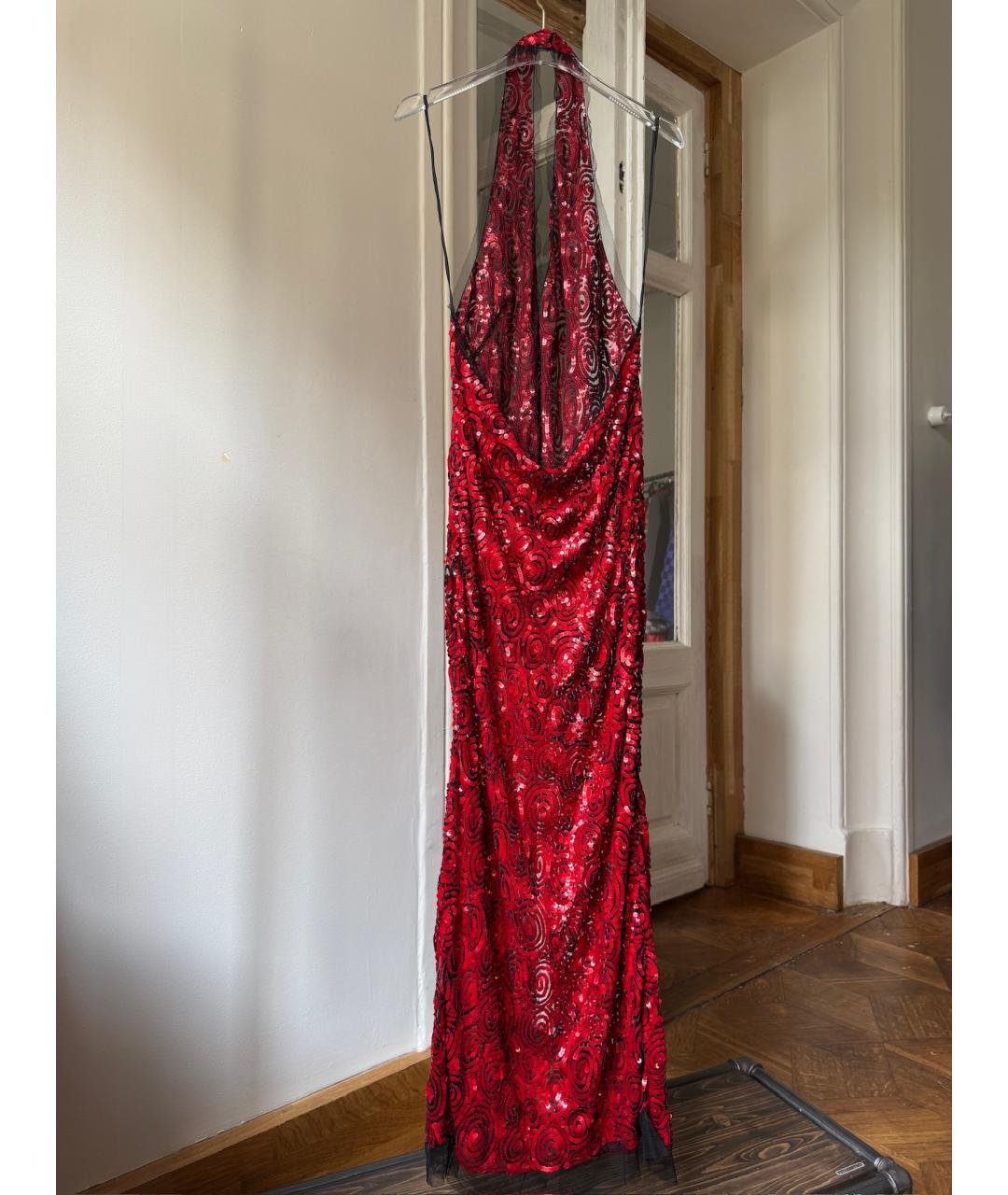 DRIES VAN NOTEN Красное вечернее платье, фото 2