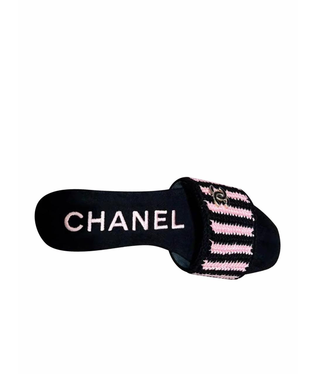 CHANEL Мульти шлепанцы, фото 1