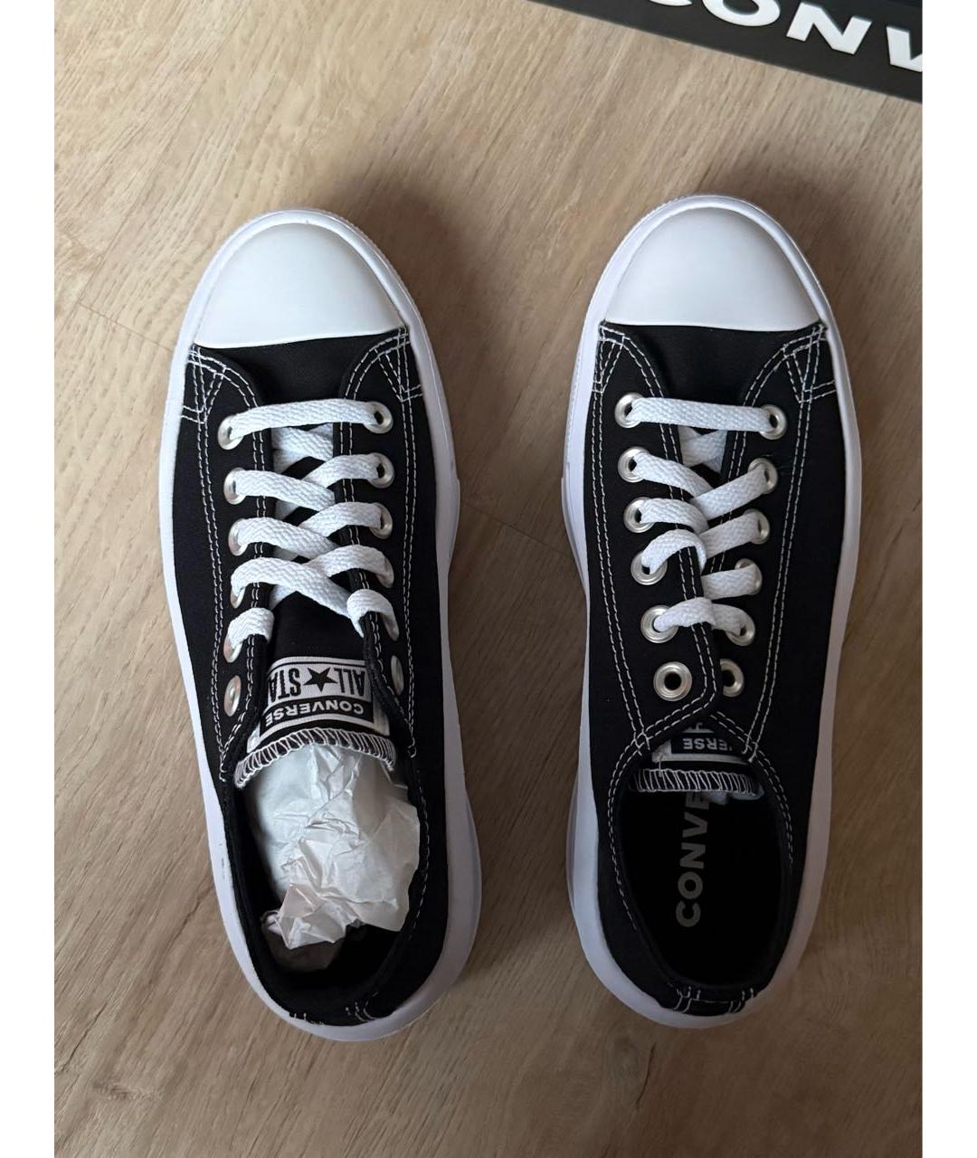 CONVERSE Черные текстильные кеды, фото 3