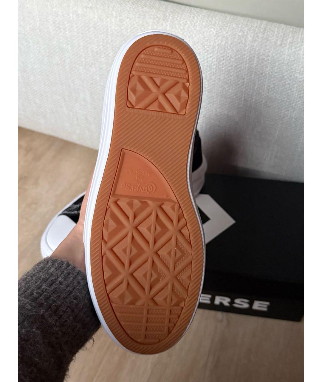CONVERSE Черные текстильные кеды, фото 6