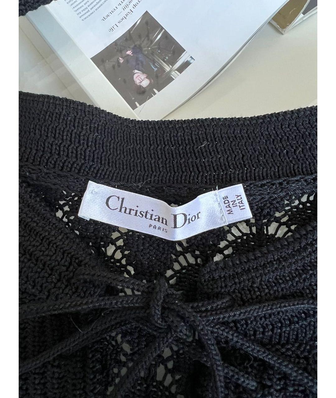 CHRISTIAN DIOR Черный джемпер / свитер, фото 5