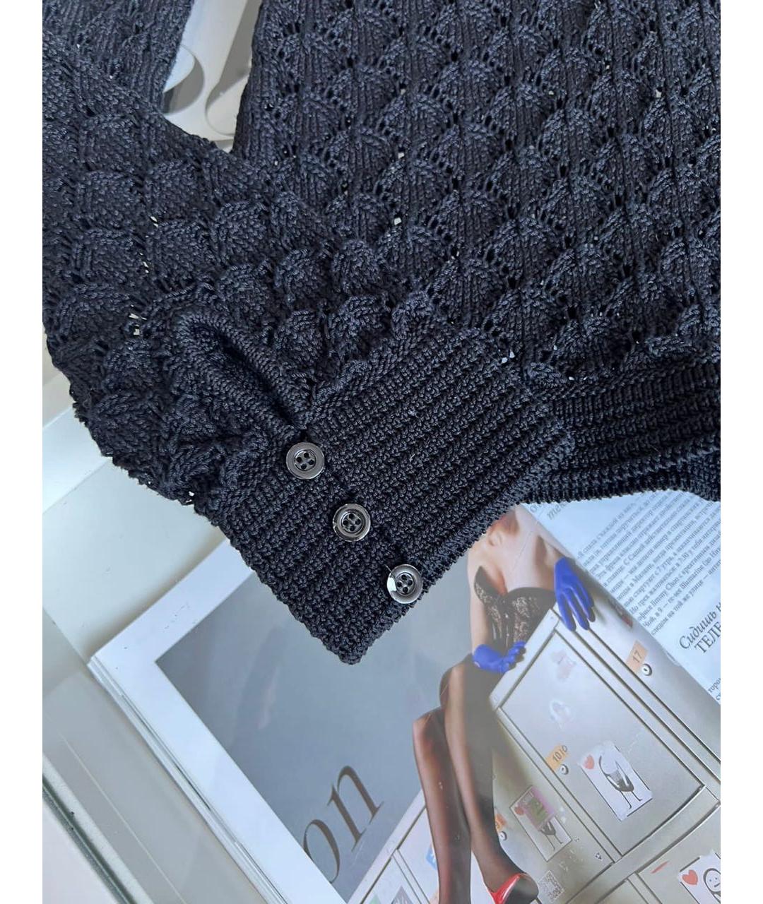 CHRISTIAN DIOR Черный джемпер / свитер, фото 4